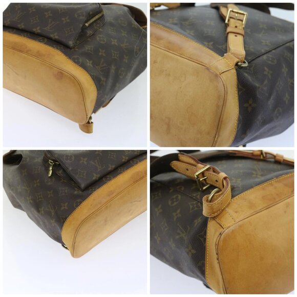 LOUIS VUITTON Monogram Montsouris GM Backpack M51135 LV Auth 55075 - Picture 14 of 16